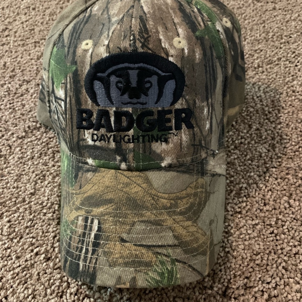NWOT Camo Badger Hat!